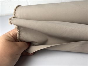Vind og vand afvisende stof - drønlækker i blid beige melange